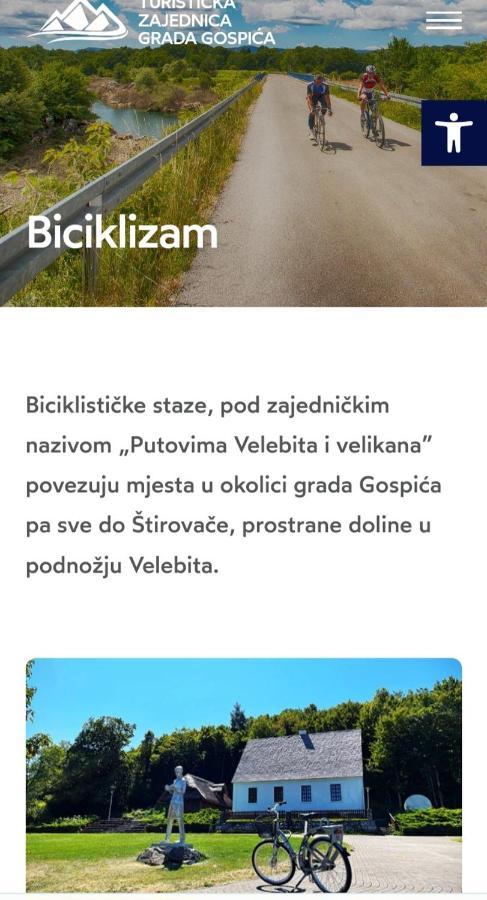 Apartman Antonio Gospić Buitenkant foto